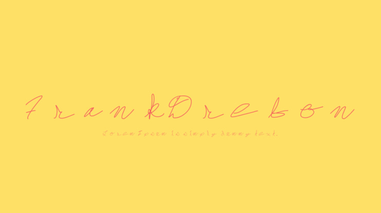 FrankDrebon Font