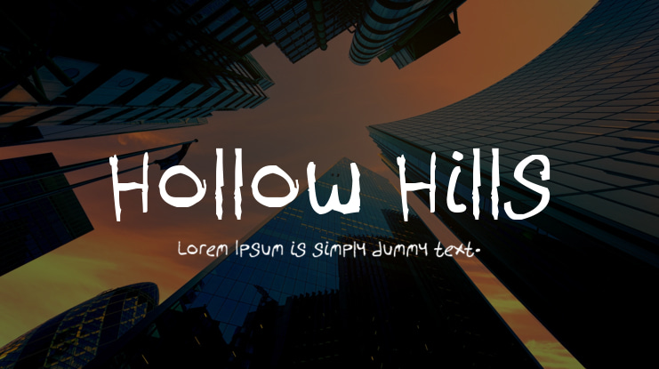 Hollow Hills Font