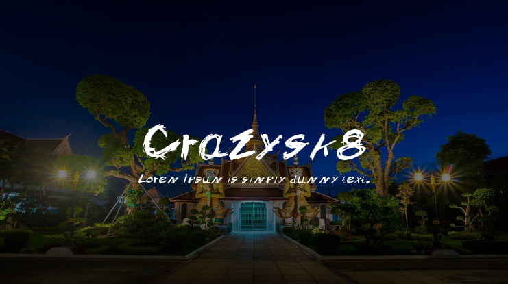 Crazysk8 Font