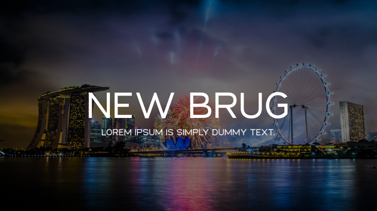 NEW BRUG Font Family