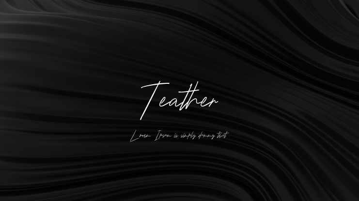 Teather Font
