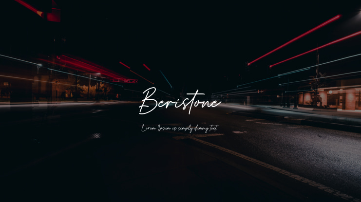 Beristone Font