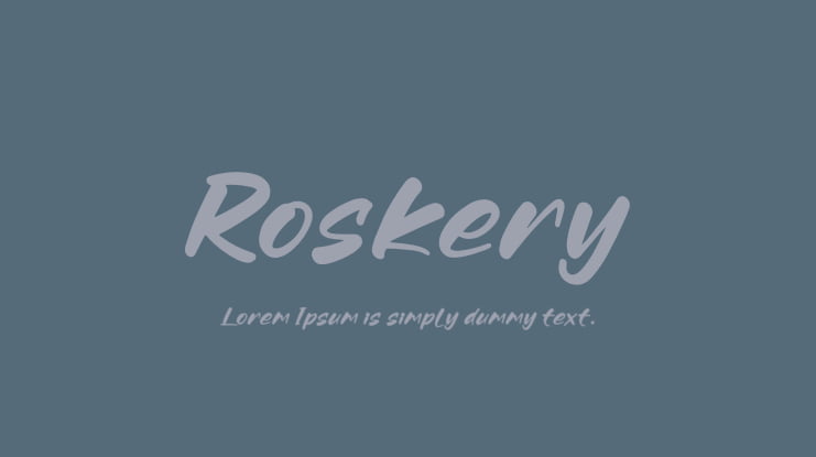 Roskery Font