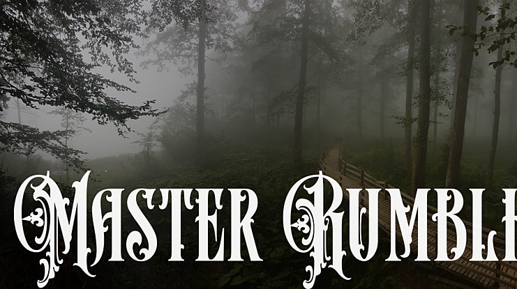 Master Rumble Font