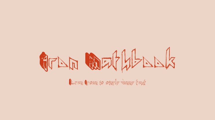 Iron Mathbook Font