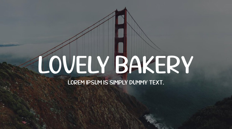 Lovely Bakery Font