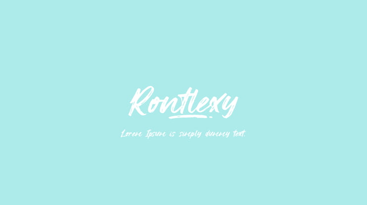 Rontlexy Font