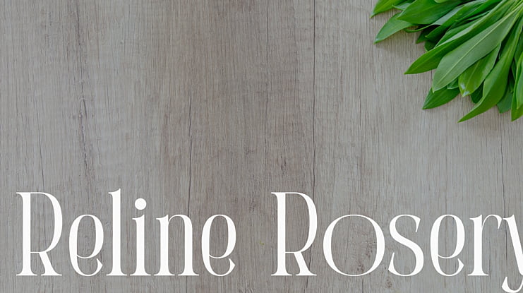 Reline Rosery Font