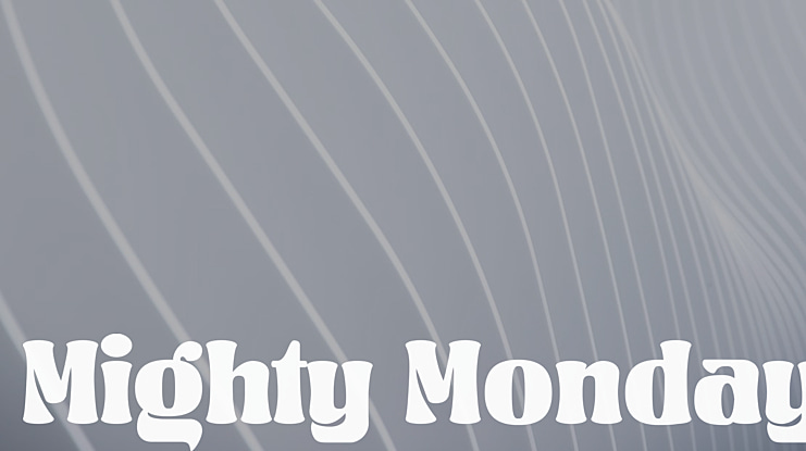 Mighty Monday Font