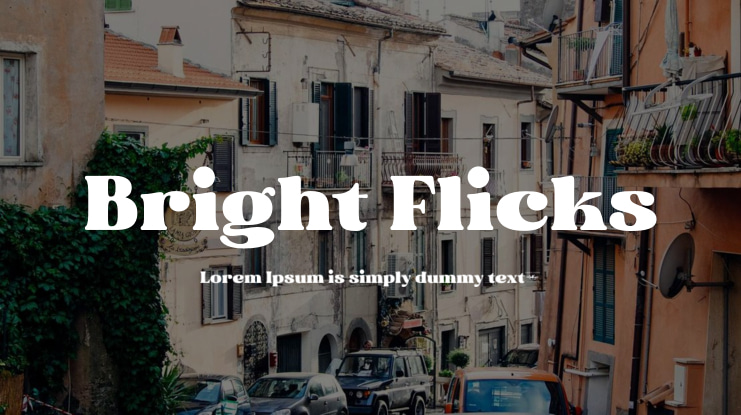 Bright Flicks Font