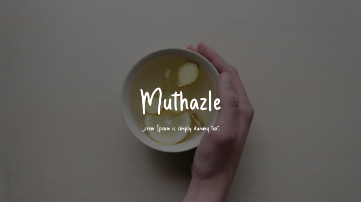 Muthazle Font