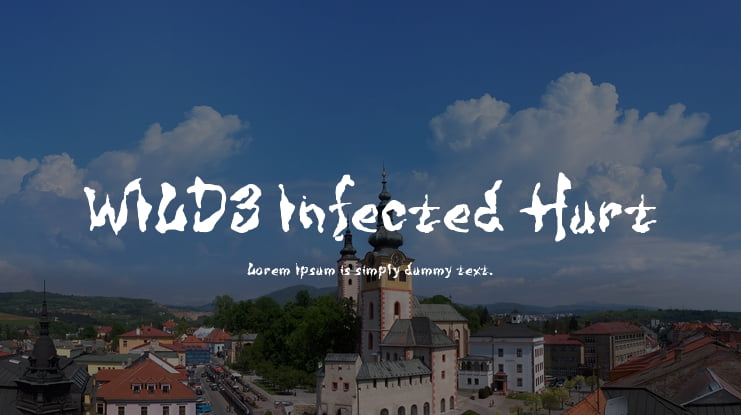 WILD3 Infected Hurt Font Family