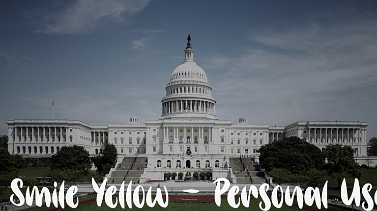Smile Yellow - Personal Use Font