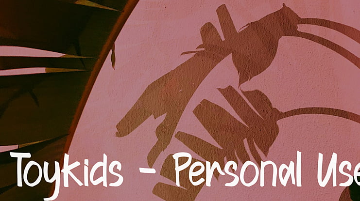 Toykids - Personal Use Font