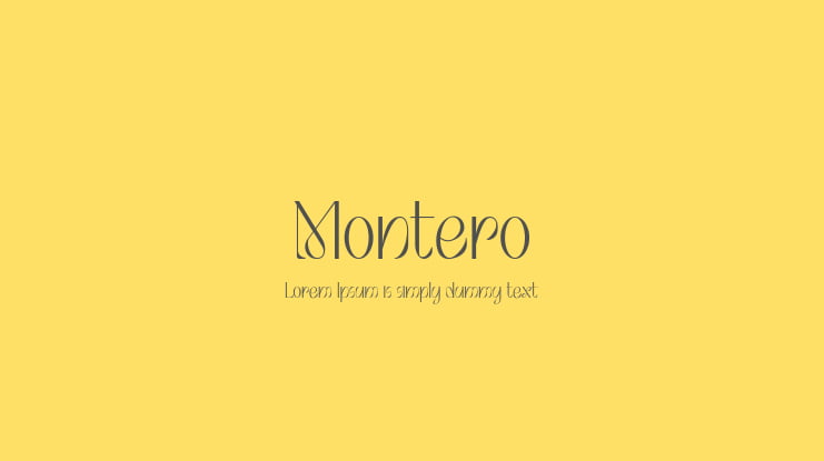 Montero Font