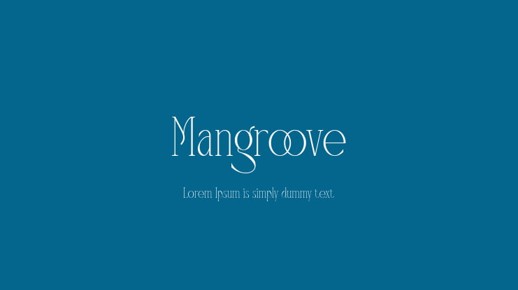 Mangroove Font