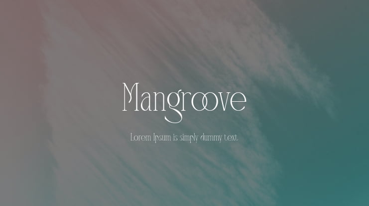 Mangroove Font