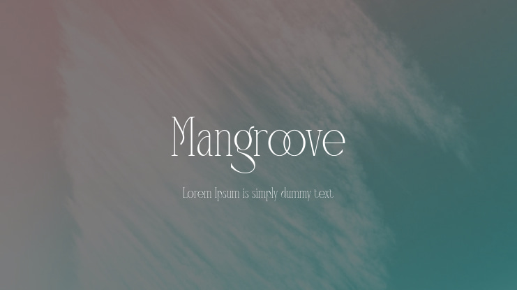 Mangroove Font