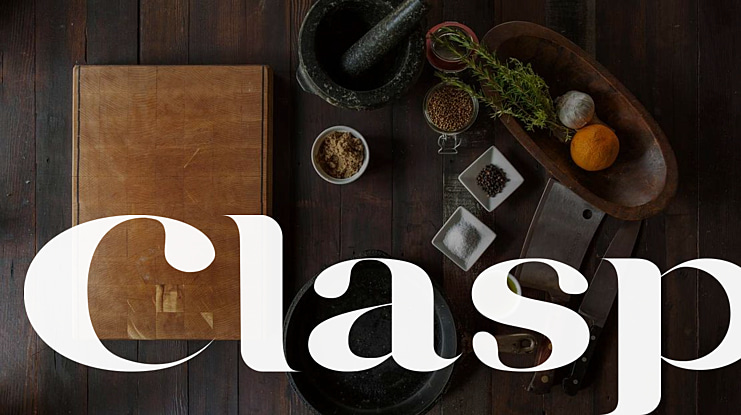 Clasp Font