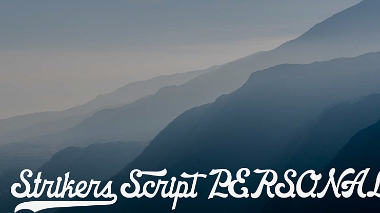 Strikers Connect PERSONAL Font