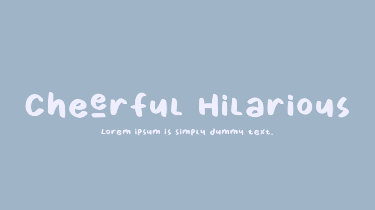 Cheerful Hilarious Font