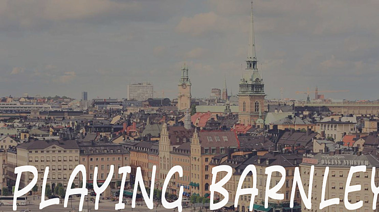 Playing Barnley Font Family