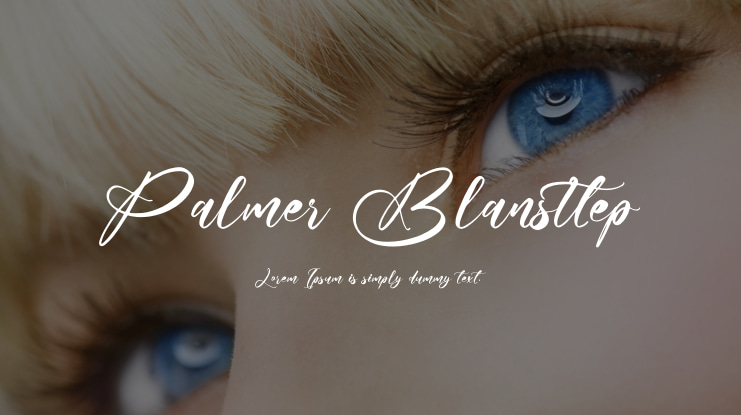 Palmer Blansttep Font