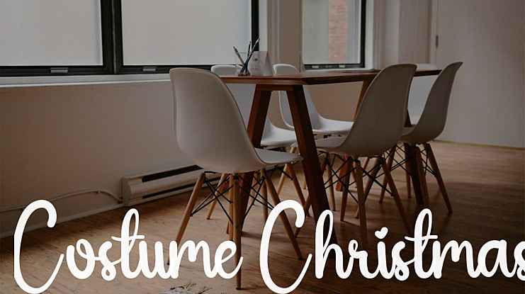Costume Christmas Font