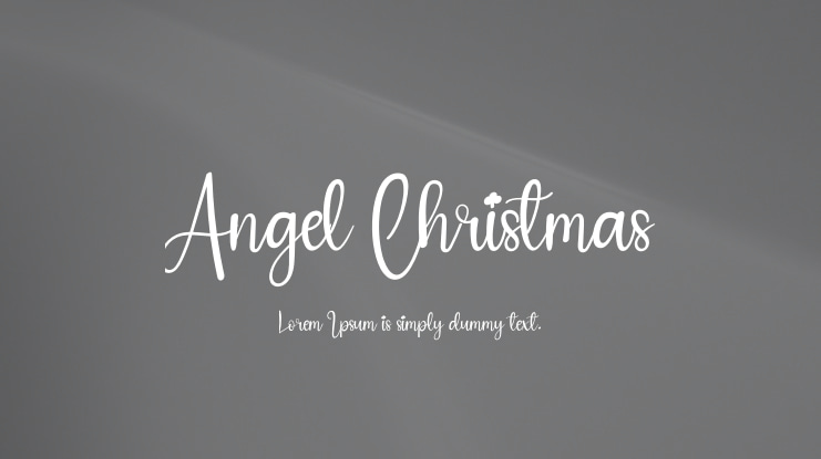 Angel Christmas Font
