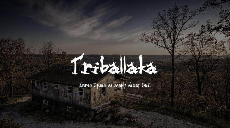 Triballaka Font