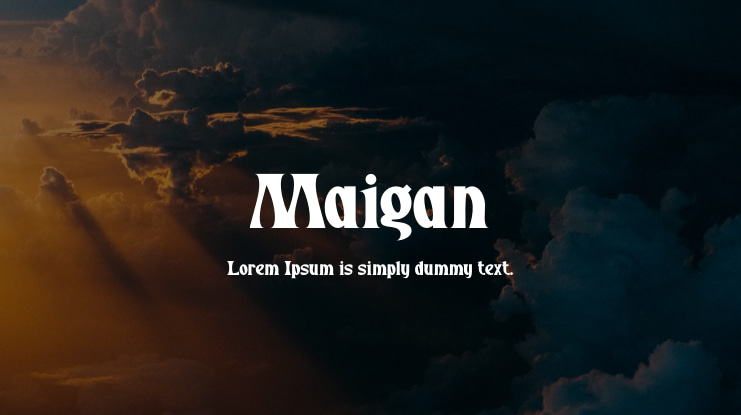 Maigan Font