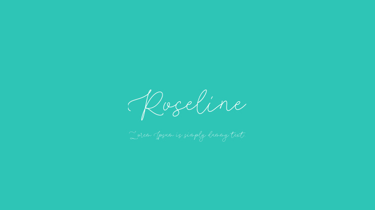 Roseline Font