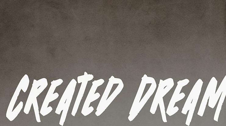 Created Dream Font