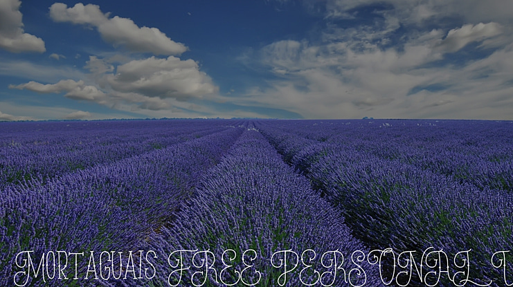 Mortaguais FREE PERSONAL US Font