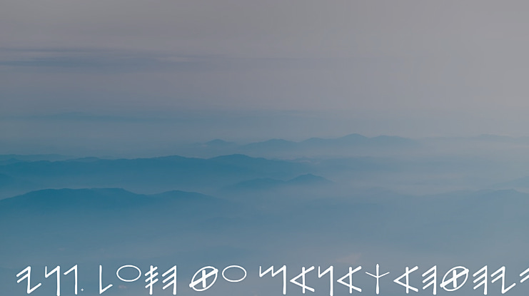 English To Manakahthey Font Family