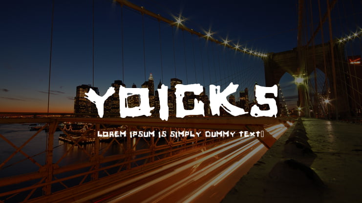 Yoicks Font