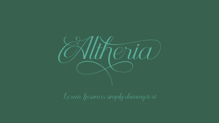 Altheria Font
