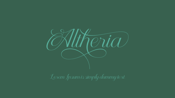 Altheria Font