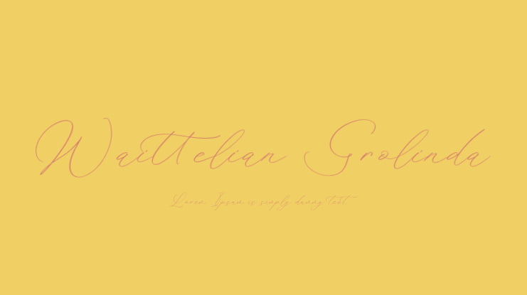 Waittelian Grolinda Font