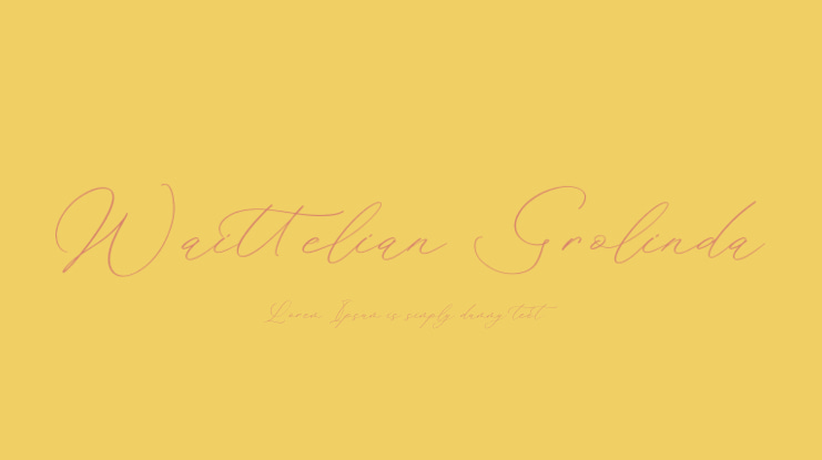 Waittelian Grolinda Font