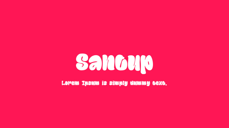 Santup Font