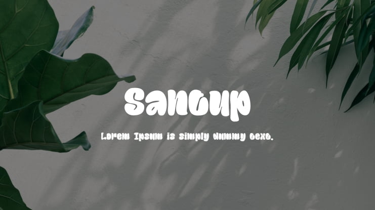 Santup Font