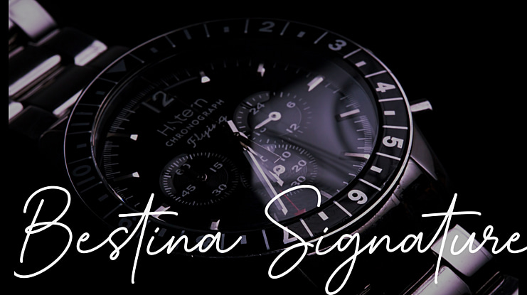 Bestina Signature Font