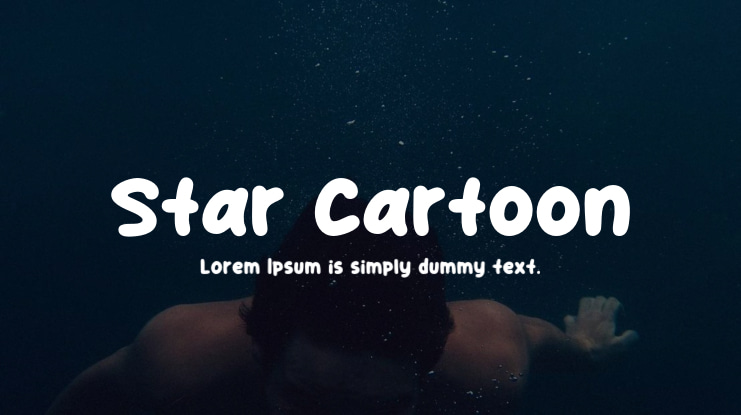 Star Cartoon Font