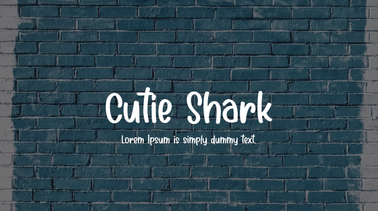 Cutie Shark Font