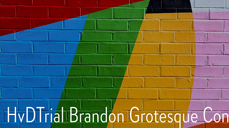 HvDTrial Brandon Grotesque Cond Font Family