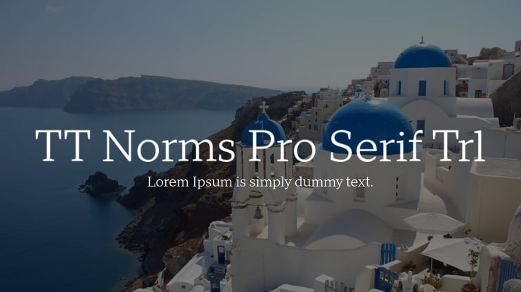 TT Norms Pro Serif Trl Font Family