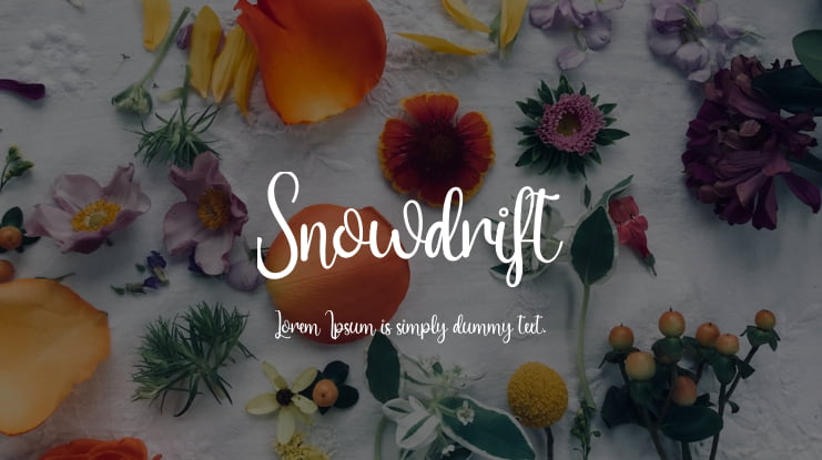 Snowdrift Font