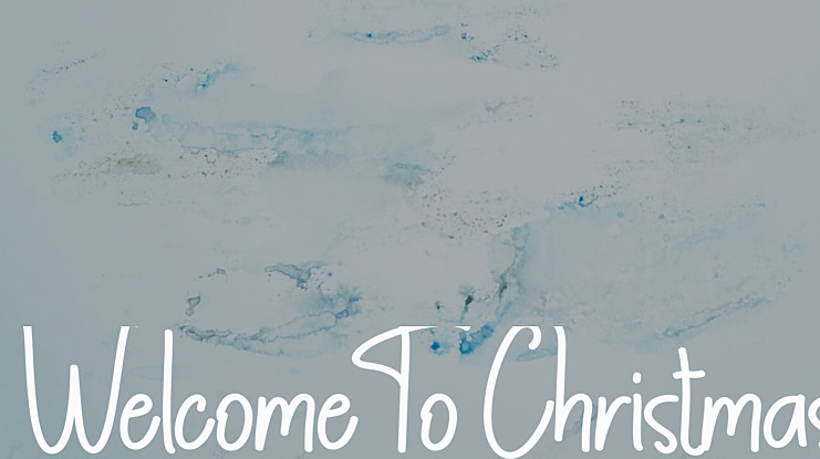 Welcome To Christmas Font