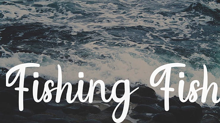 Fishing Fish Font